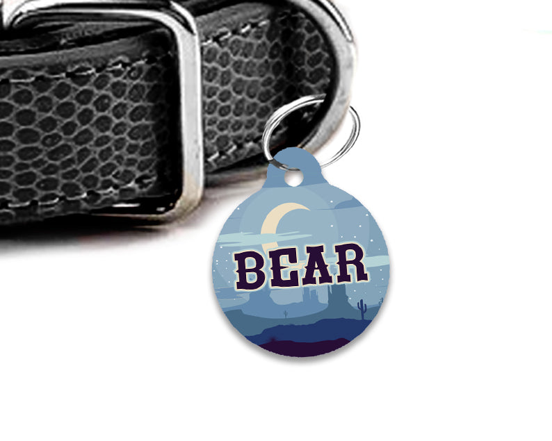 Pet ID Tag | Blue Desert
